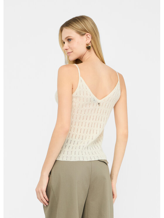 Liu Jo Liu Jo Maglione CF5320MA81MX0256 Bianco Regular Fit