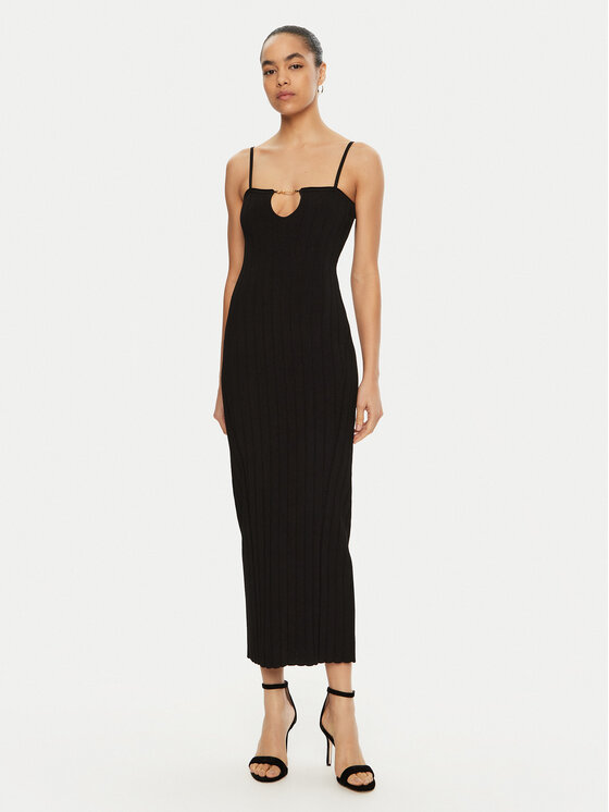 JACQUEMUS JACQUEMUS Džemper haljina 24E241KN449 Crna Regular Fit