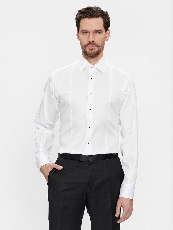 KARL LAGERFELD KARL LAGERFELD Риза 605036 541602 Бял Modern Fit