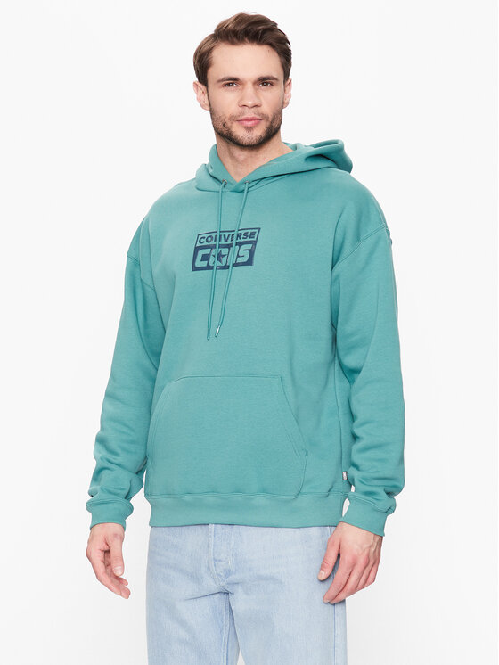 Converse Bluză Cons 10024013-A05 Verde Regular Fit