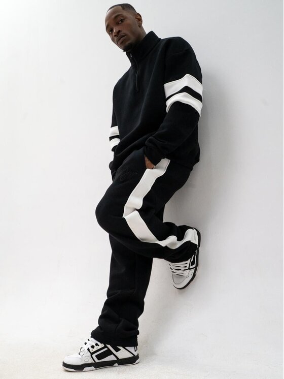 Jigga Wear Jigga Wear Dres Luźny Baggy Komplet 131117 Czarny Oversize