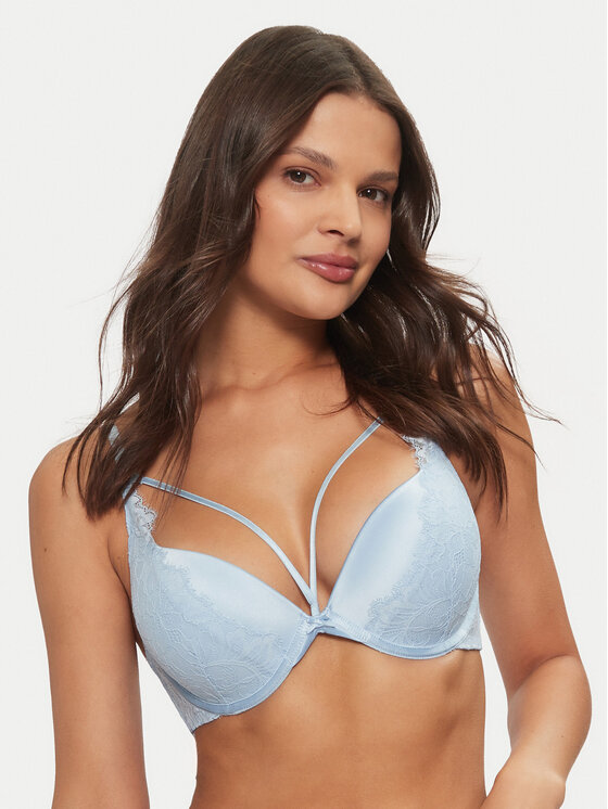 Hunkemöller Push-Up Nedrček Isabella 206360 Modra