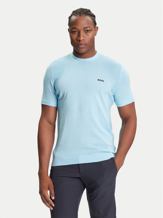 BOSS BOSS T-Shirt K_Momentum 50541952 Błękitny Regular Fit