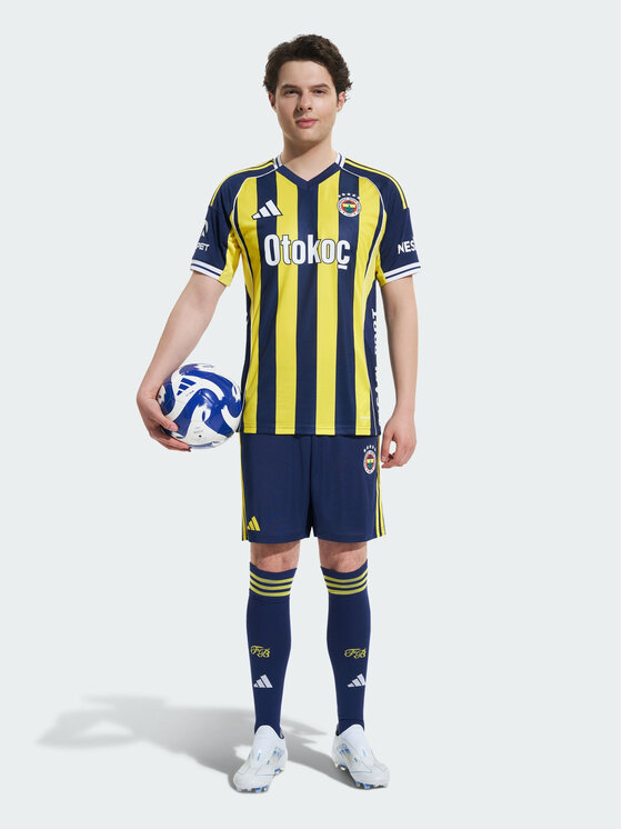 adidas adidas Koszulka techniczna Fenerbahce Żółty Slim Fit