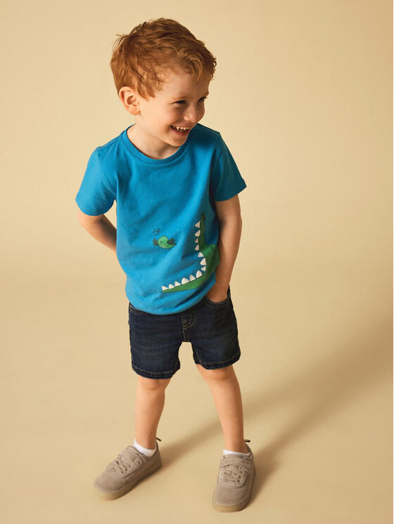 NAME IT NAME IT T-shirt Hellan 13226093 Blu Regular Fit