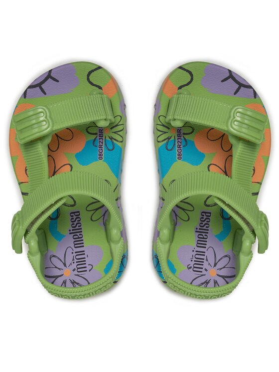 Melissa Melissa Sandały Mini Melissa Playtime Bb 35690 Zielony