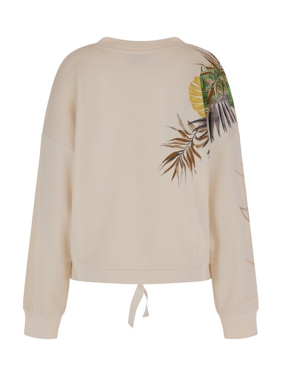 Guess Guess Суитшърт Palm W3GQ16 K8802 Екрю Relaxed Fit