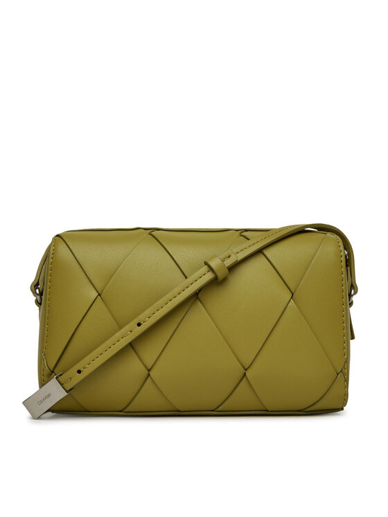 Calvin Klein Calvin Klein Дамска чанта Ck Woven Camera Bag K60K613002 Зелен
