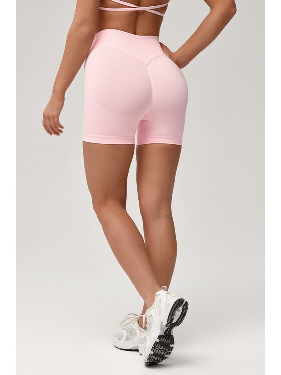 ROUGH RADICAL ROUGH RADICAL Pantaloncini sportivi SEAMLESS GLOW SHORTS Rosa chiaro Slim Fit