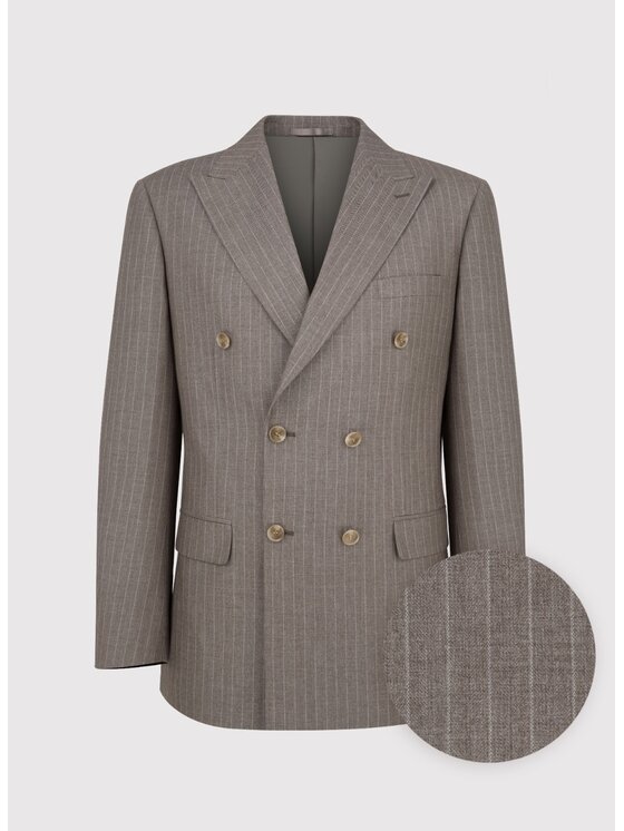 Pako Lorente Pako Lorente Marynarka P24WF-3G-004 Beżowy Slim Fit