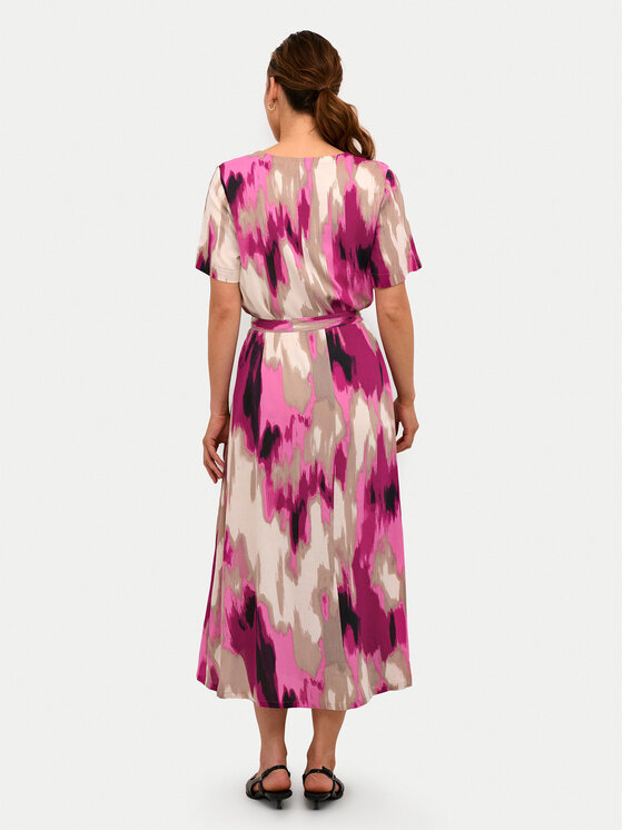 Kaffe Kaffe Sukienka koszulowa Beathe 10508894 Różowy Regular Fit