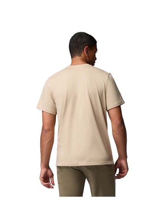 Columbia Columbia T-Shirt 215499 Beżowy Regular Fit