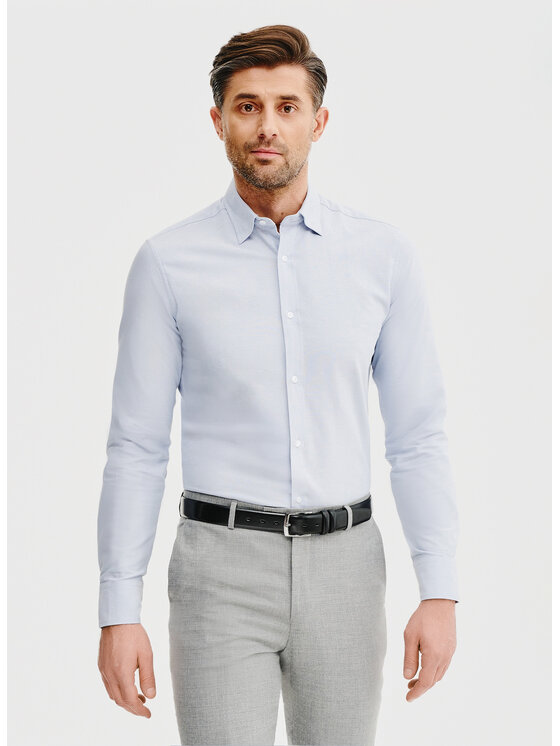 Pako Lorente Pako Lorente Koszula P25SN-1X-021 Błękitny Slim Fit