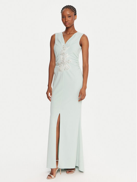 Rinascimento Rinascimento Večerna obleka CFC0123081003 Zelena Regular Fit