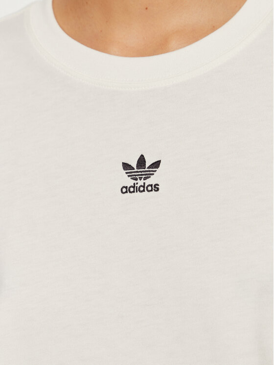 adidas adidas Marškinėliai Essentials Boyfriend IY7322 Balta Oversize