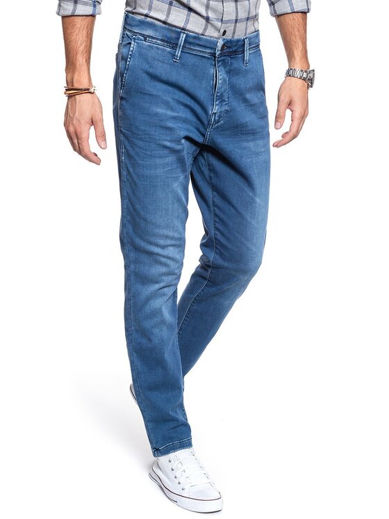 Mustang Mustang Jeansy REALX CHINO Niebieski Straight Fit