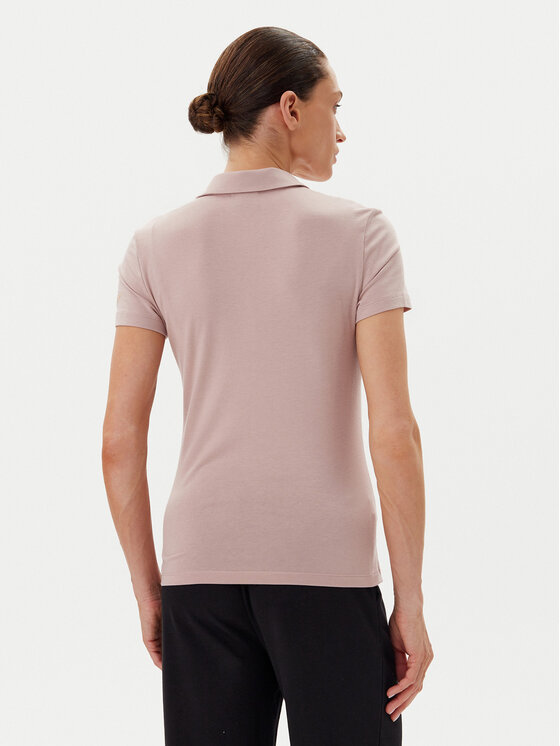 EA7 Emporio Armani EA7 Emporio Armani Тениска с яка и копчета 7W000266 AF12500 U4079 Розов Regular Fit