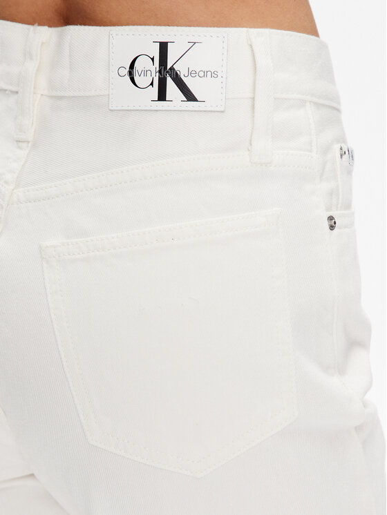 Calvin Klein Jeans Calvin Klein Jeans Дънки J20J220603 Бял Regular Fit