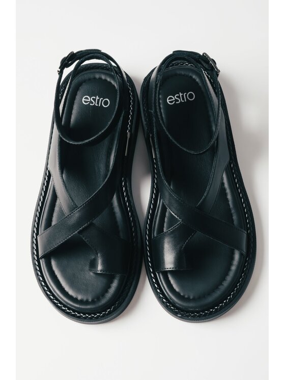 Estro Estro Σανδάλια ER00114750 Μαύρο