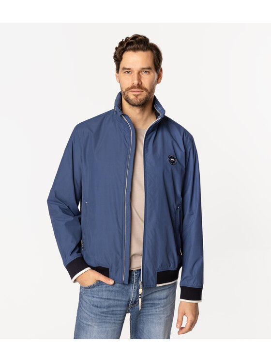 Lee Cooper Lee Cooper Kurtka bomber SERGIO 8320 Niebieski Regular Fit