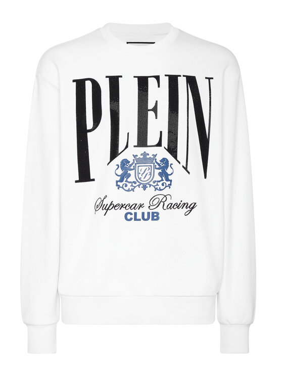 PHILIPP PLEIN PHILIPP PLEIN Bluza 22623 Biały Regular Fit