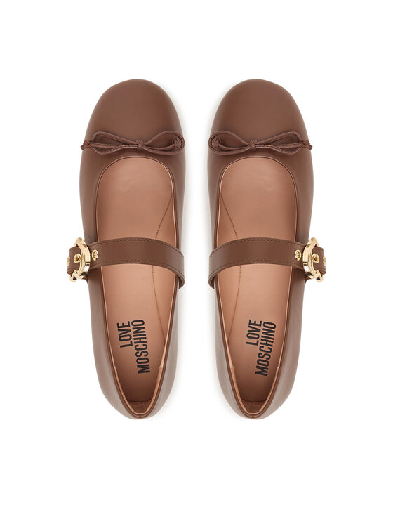 LOVE MOSCHINO LOVE MOSCHINO Балетки JA11091G1PIE0302 Коричневий