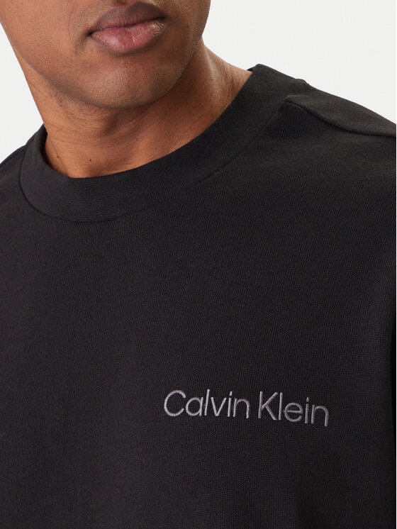 Calvin Klein Calvin Klein Póló S/S Crew Neck LV00NM2929 Fekete Relaxed Fit