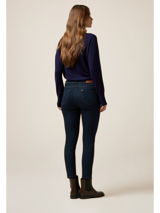 Oltre Oltre Jeans P577R008578N0H4 Blu Skin Fit