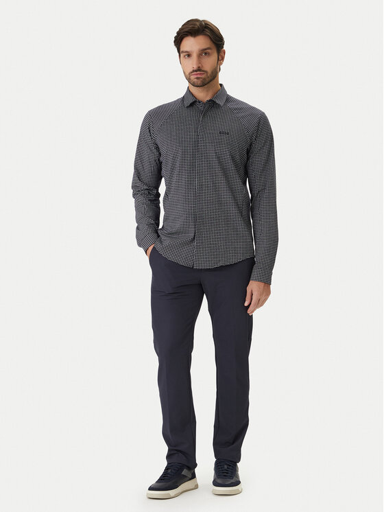 BOSS BOSS Koszula Excurse L 50554481 Granatowy Regular Fit