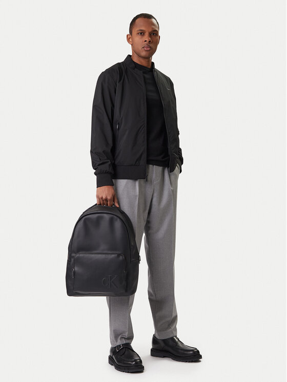 Calvin Klein Calvin Klein Ruksak Bold Ck Round Backpack LV04D3246G Crna
