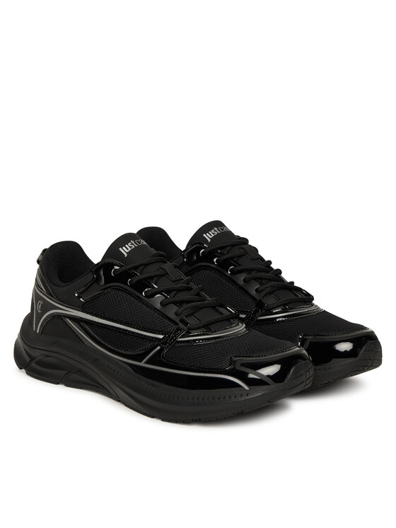 Just Cavalli Just Cavalli Sneakersy 79QA3SJ1 ZSD43 Čierna