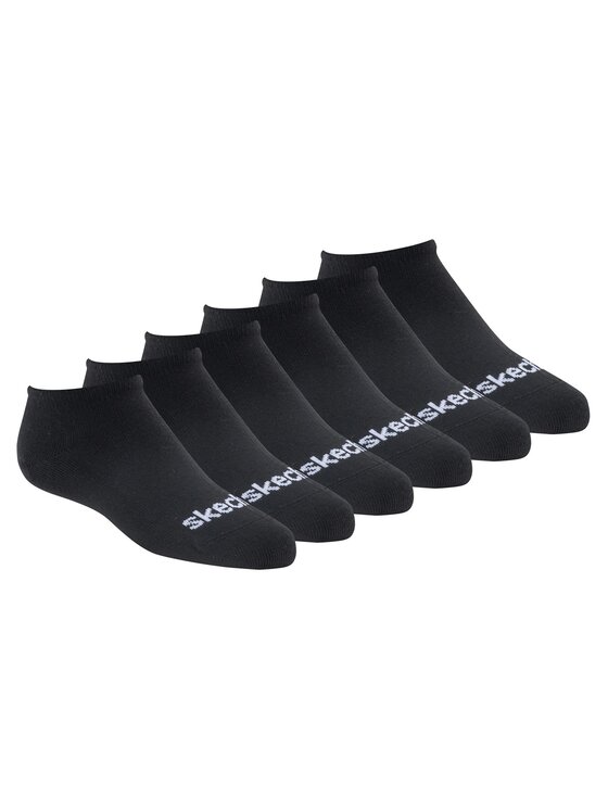 Skechers Skechers Calzini corti 6pk Girls Cotton Ns Socks Nero