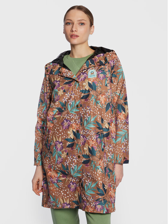 Giacca impermeabile Rachel Beige Oversize