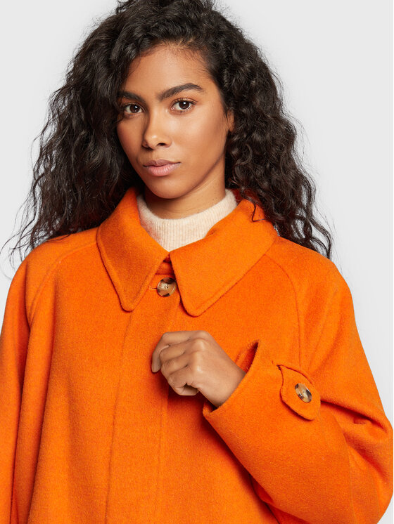 Cappotto di lana Dadoulove DADO17GCH22 Arancione