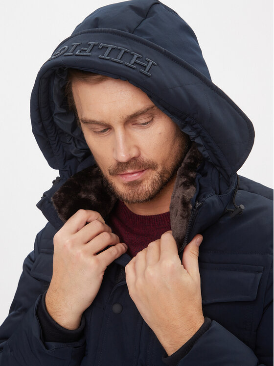 Tommy Hilfiger Tommy Hilfiger Žieminė striukė Rockie MW0MW32790 Tamsiai mėlyna Regular Fit