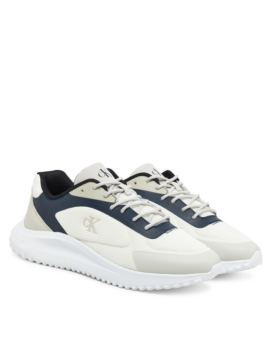 Calvin Klein Jeans Calvin Klein Jeans Laisvalaikio batai Eva Runner Low Mesh Mix YM0YM01185 Écru