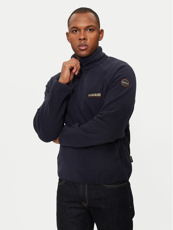 Napapijri Napapijri Fleecejacke Dolent NP0A4HZO Dunkelblau Regular Fit
