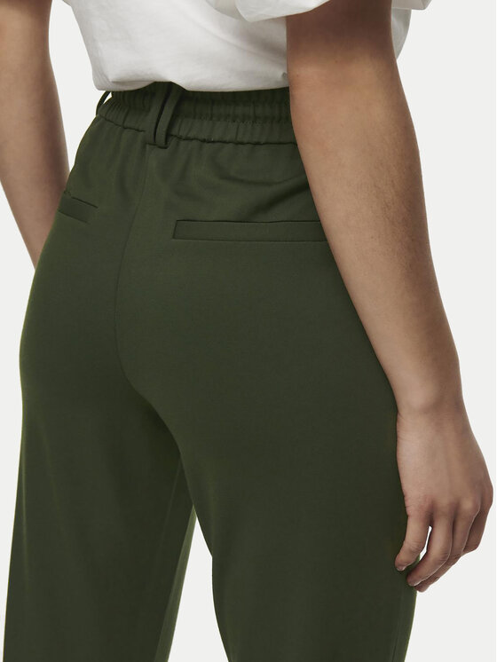 ONLY ONLY Hlače Poptrash 15115847 Kaki Regular Fit