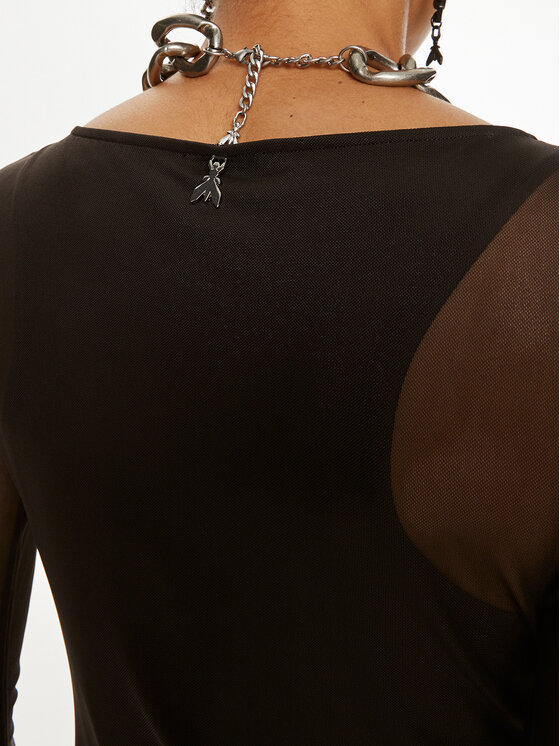 Patrizia Pepe Patrizia Pepe Cocktail obleka 8A1344 J149-K103 Črna Slim Fit