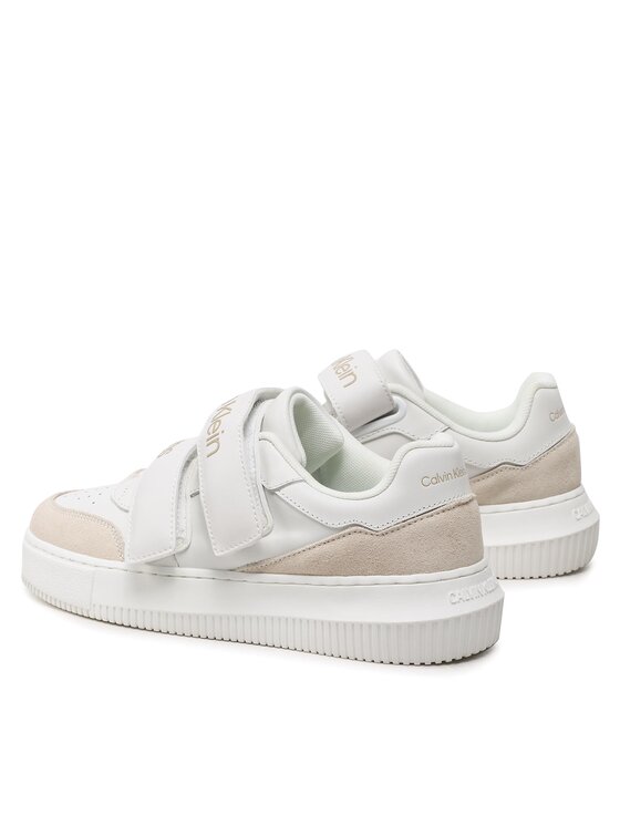 Calvin Klein Jeans Calvin Klein Jeans Tossud Chunky Cupsole Lth Velcro YW0YW00879 Valge