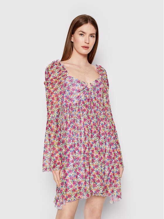 Please Please Sommerkleid A1FGAOJ000 Bunt Regular Fit