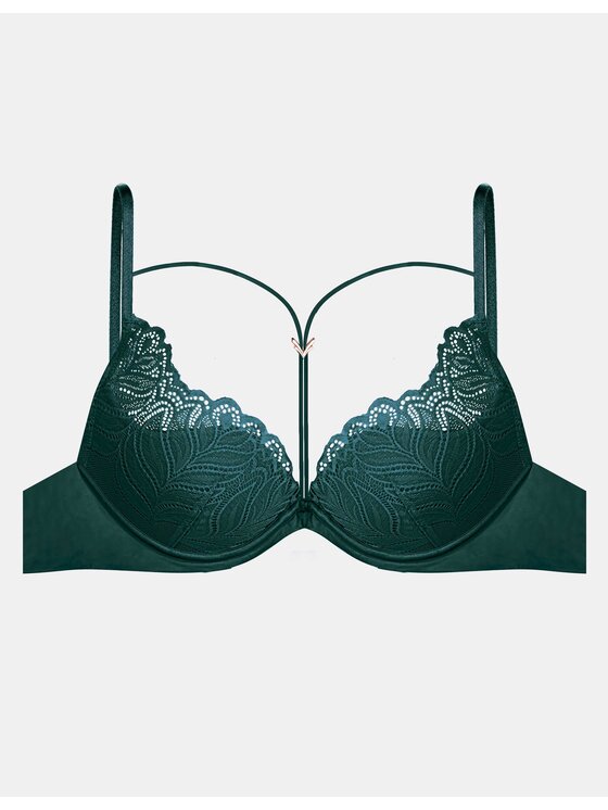 Esotiq Esotiq Biustonosz push-up 41391-67X Zielony