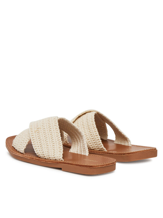 DeeZee DeeZee Pantoletten E4736-1 Beige