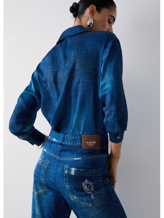 Liu Jo Liu Jo Camicia UA6343T595879045 Celeste Regular Fit