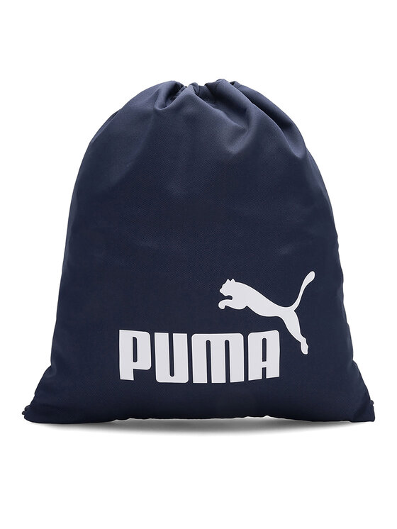 Puma Puma Vak so sťahovacou šnúrkou PHASE GYM SACK 7994402 Tmavomodrá