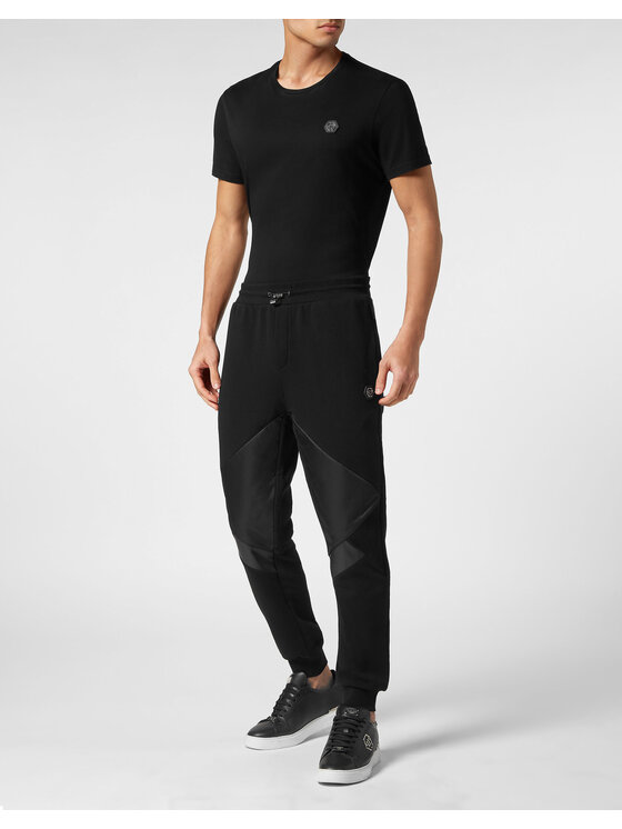 PHILIPP PLEIN PHILIPP PLEIN Spodnie dresowe 9659 Czarny Jogger Fit