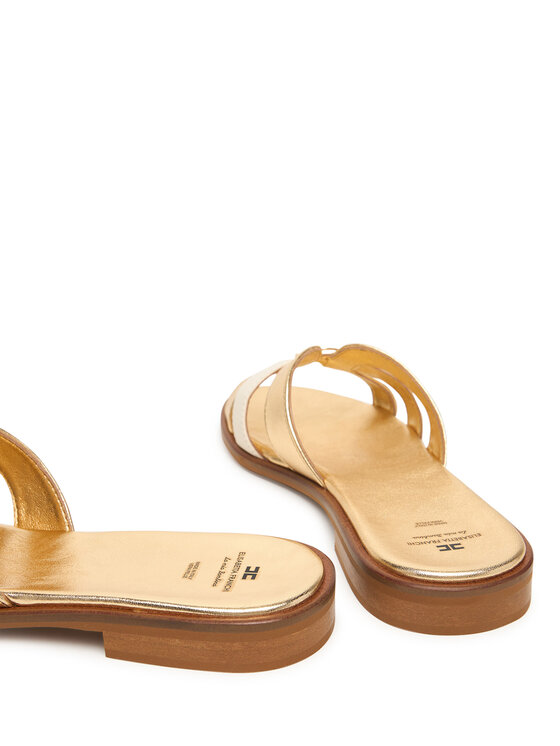 Elisabetta Franchi Elisabetta Franchi Pantoletten F4A2-E0558-1735 D Goldfarben