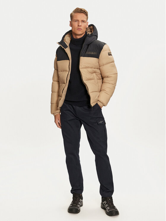 Napapijri Napapijri Зимно яке A-Hornelen NP0A4GLL Бежов Regular Fit