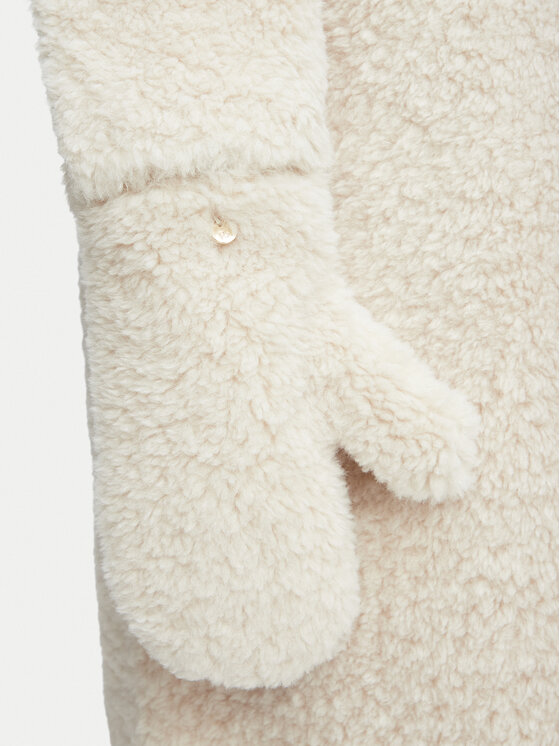 Rinascimento Rinascimento Mākslīgās ādas kažoks CFC0127146003 Krēmkrāsas Oversize