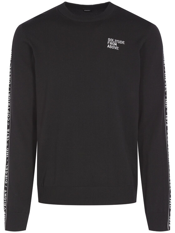 Diesel Diesel Megztinis Tracky 00SASR 0TATJ Juoda Regular Fit